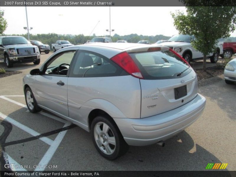 CD Silver Metallic / Charcoal 2007 Ford Focus ZX3 SES Coupe