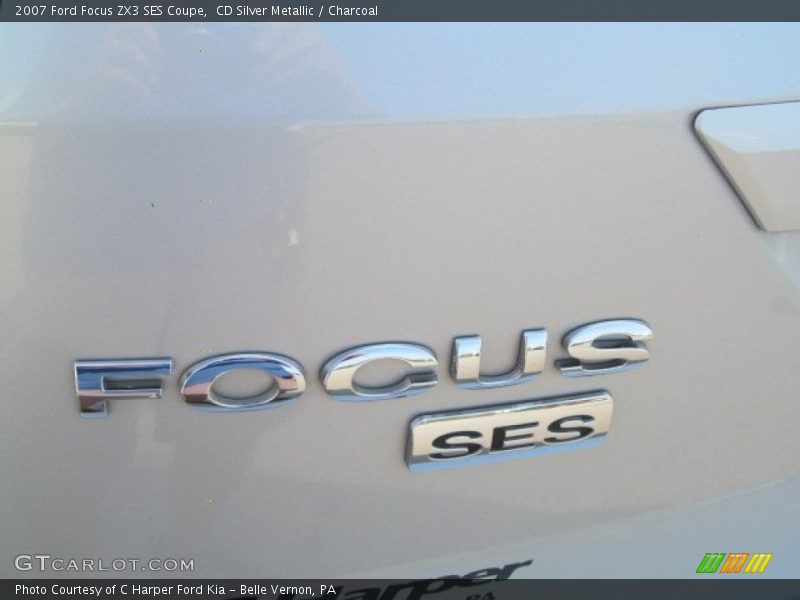 CD Silver Metallic / Charcoal 2007 Ford Focus ZX3 SES Coupe