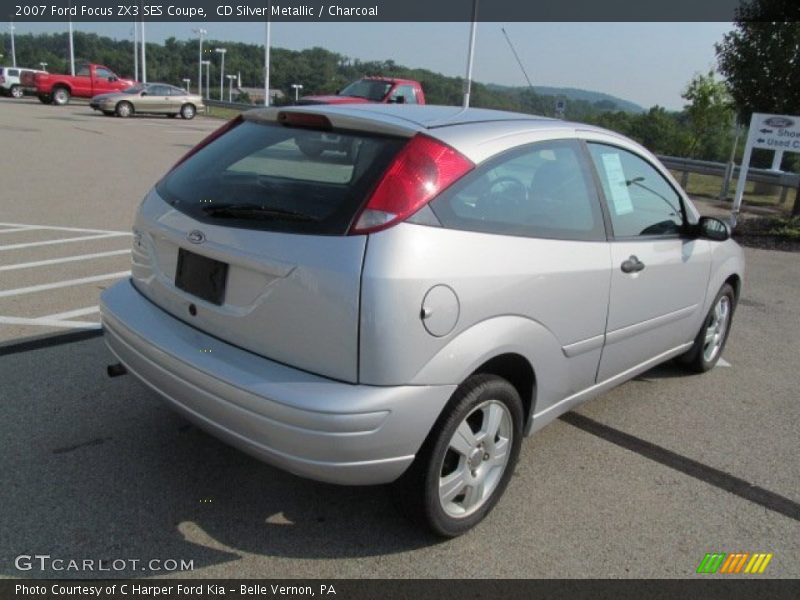 CD Silver Metallic / Charcoal 2007 Ford Focus ZX3 SES Coupe