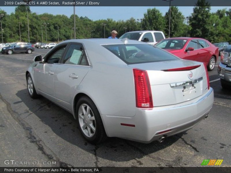 Radiant Silver / Ebony 2009 Cadillac CTS 4 AWD Sedan