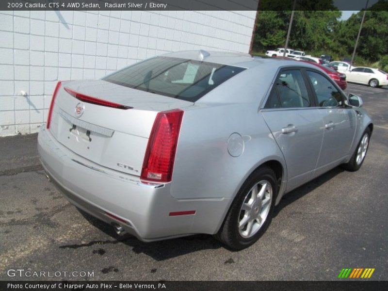 Radiant Silver / Ebony 2009 Cadillac CTS 4 AWD Sedan