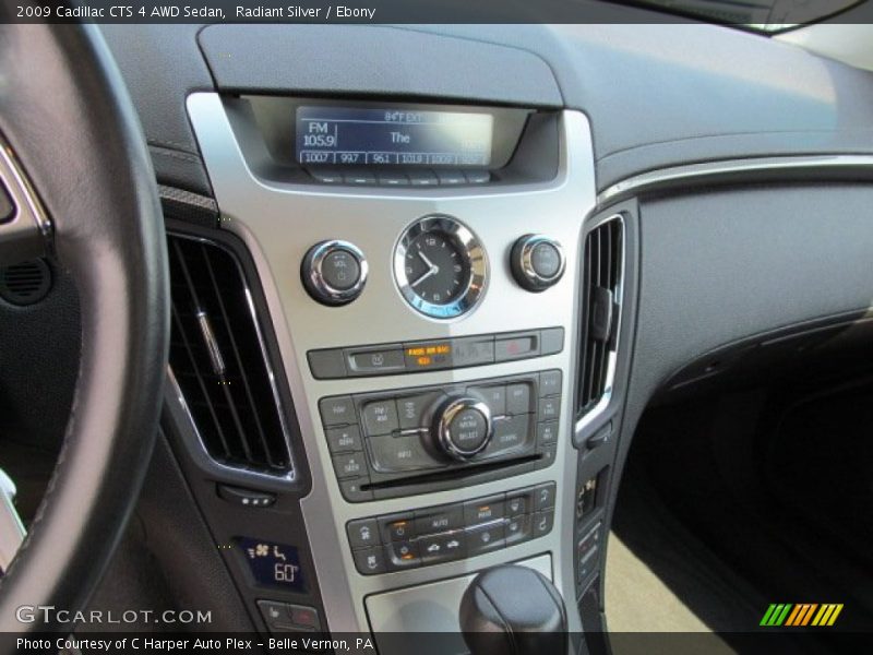 Radiant Silver / Ebony 2009 Cadillac CTS 4 AWD Sedan