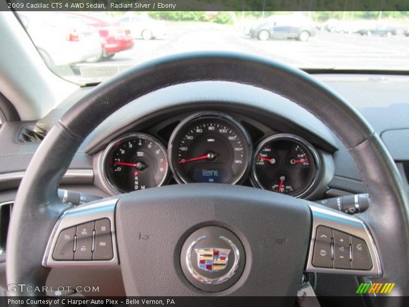 Radiant Silver / Ebony 2009 Cadillac CTS 4 AWD Sedan