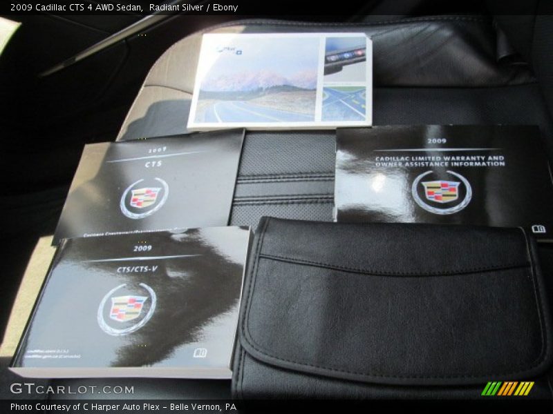 Radiant Silver / Ebony 2009 Cadillac CTS 4 AWD Sedan