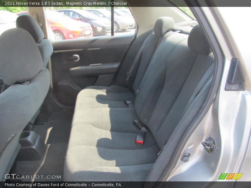 Magnetic Gray Metallic / Charcoal 2011 Nissan Versa 1.8 S Sedan