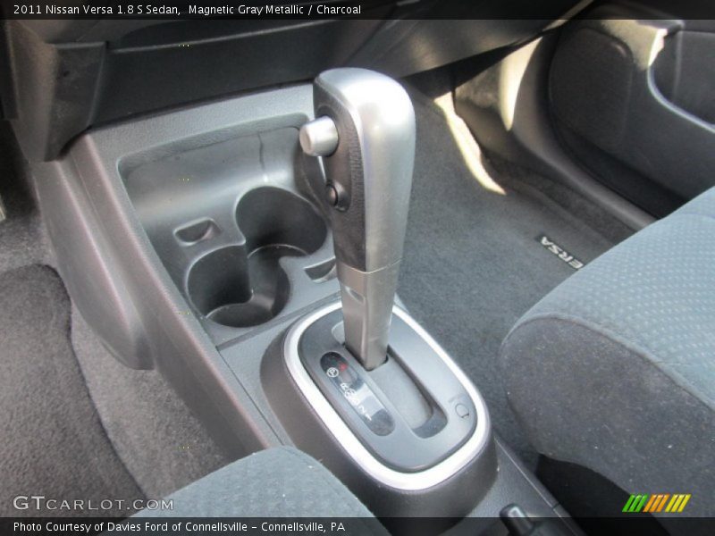 Magnetic Gray Metallic / Charcoal 2011 Nissan Versa 1.8 S Sedan