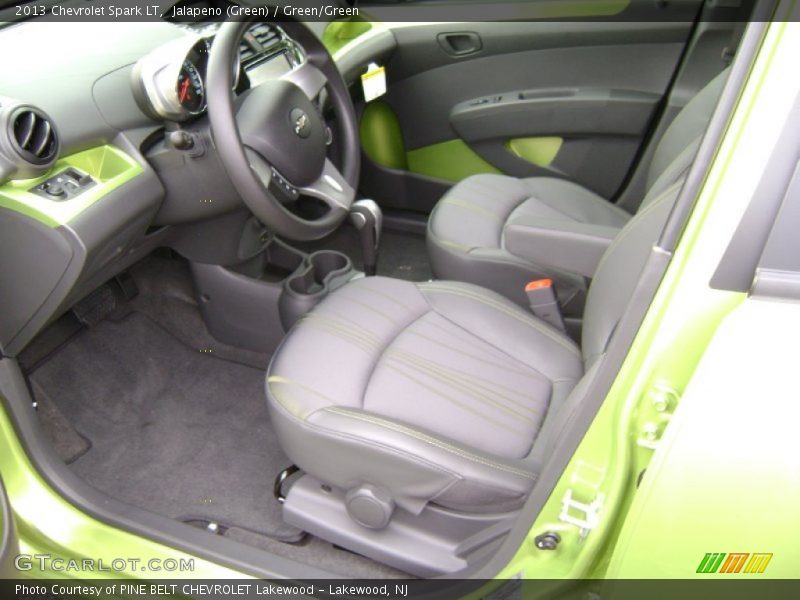 Front Seat of 2013 Spark LT