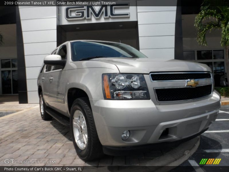 Silver Birch Metallic / Light Titanium 2009 Chevrolet Tahoe LT XFE