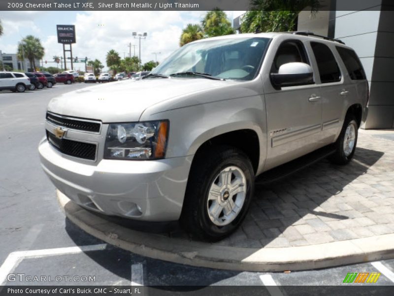 Silver Birch Metallic / Light Titanium 2009 Chevrolet Tahoe LT XFE