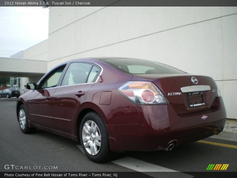 Tuscan Sun / Charcoal 2012 Nissan Altima 2.5 S