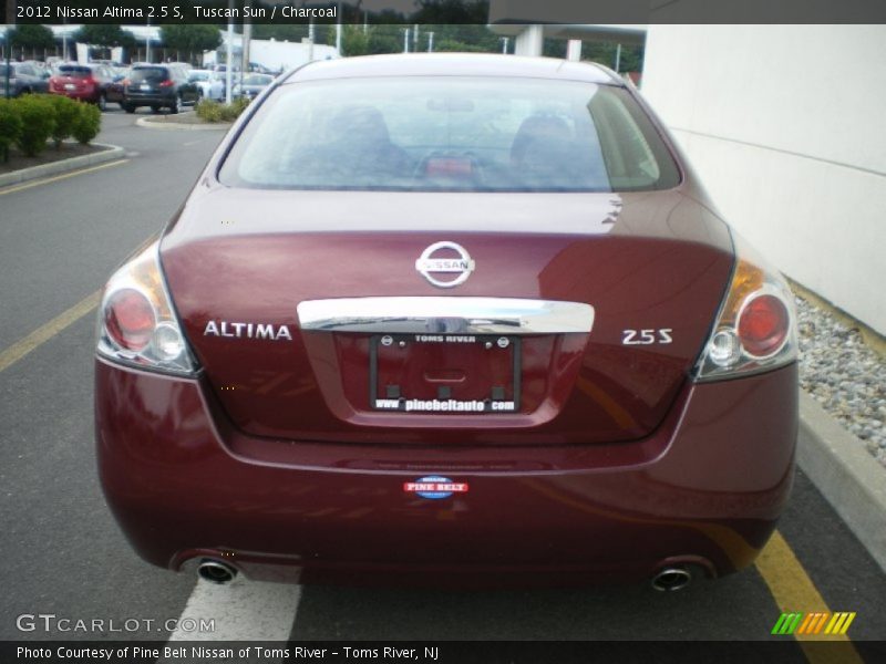 Tuscan Sun / Charcoal 2012 Nissan Altima 2.5 S