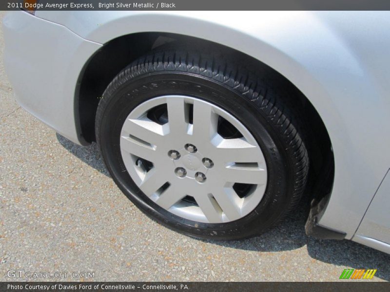 Bright Silver Metallic / Black 2011 Dodge Avenger Express