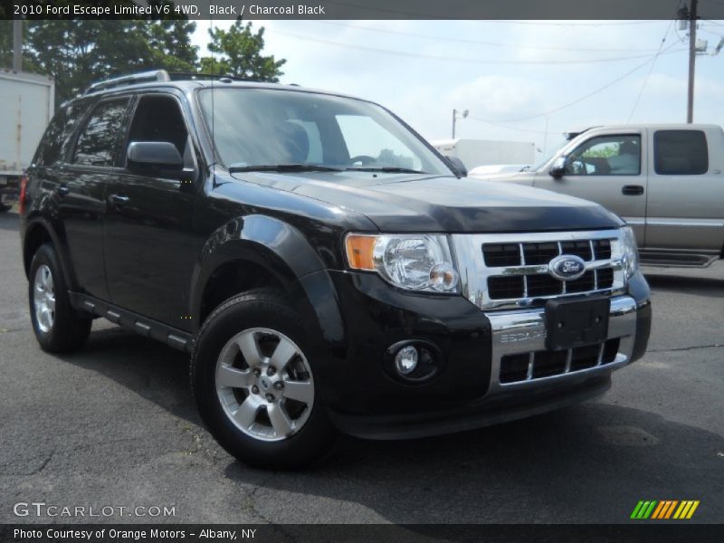 Black / Charcoal Black 2010 Ford Escape Limited V6 4WD