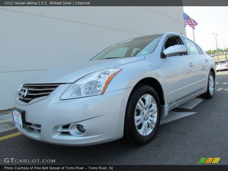 Brilliant Silver / Charcoal 2012 Nissan Altima 2.5 S