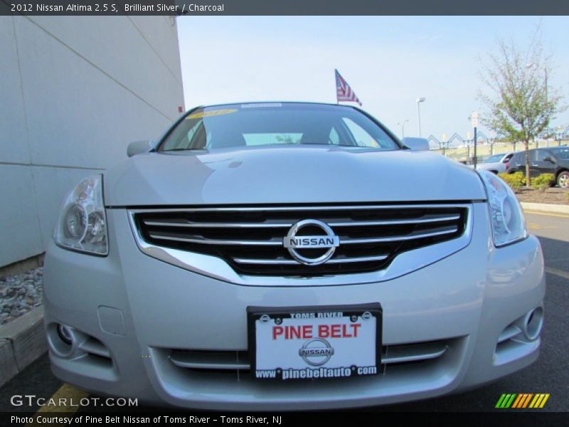 Brilliant Silver / Charcoal 2012 Nissan Altima 2.5 S