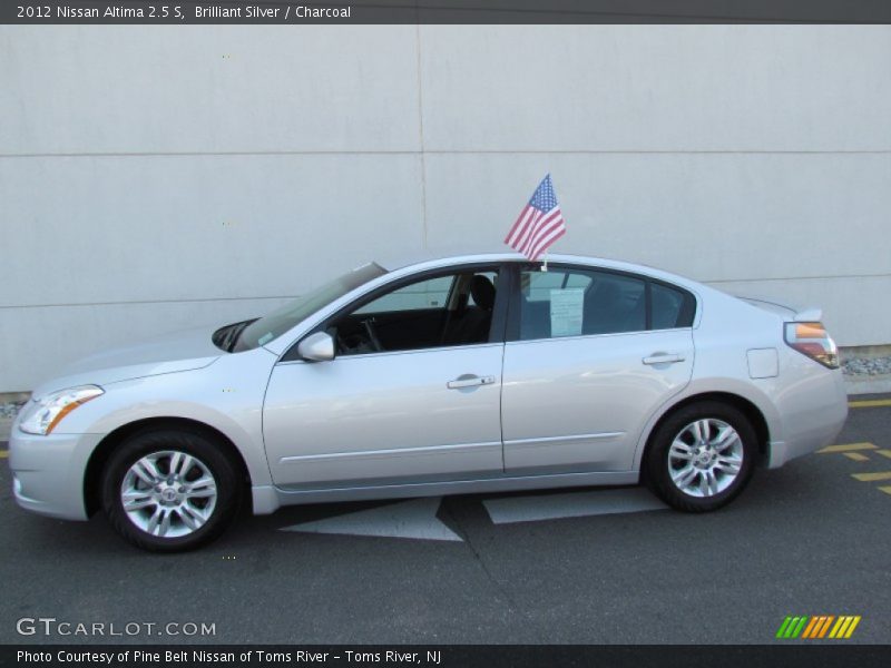 Brilliant Silver / Charcoal 2012 Nissan Altima 2.5 S