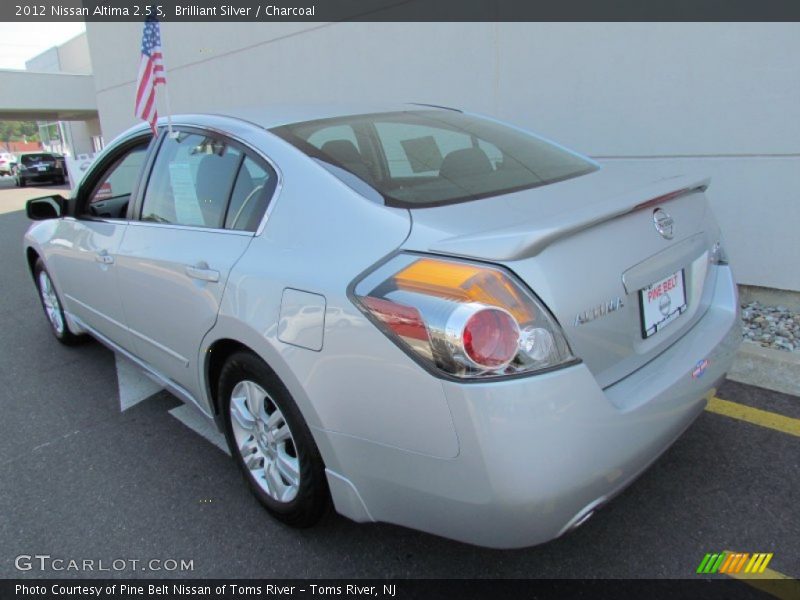 Brilliant Silver / Charcoal 2012 Nissan Altima 2.5 S
