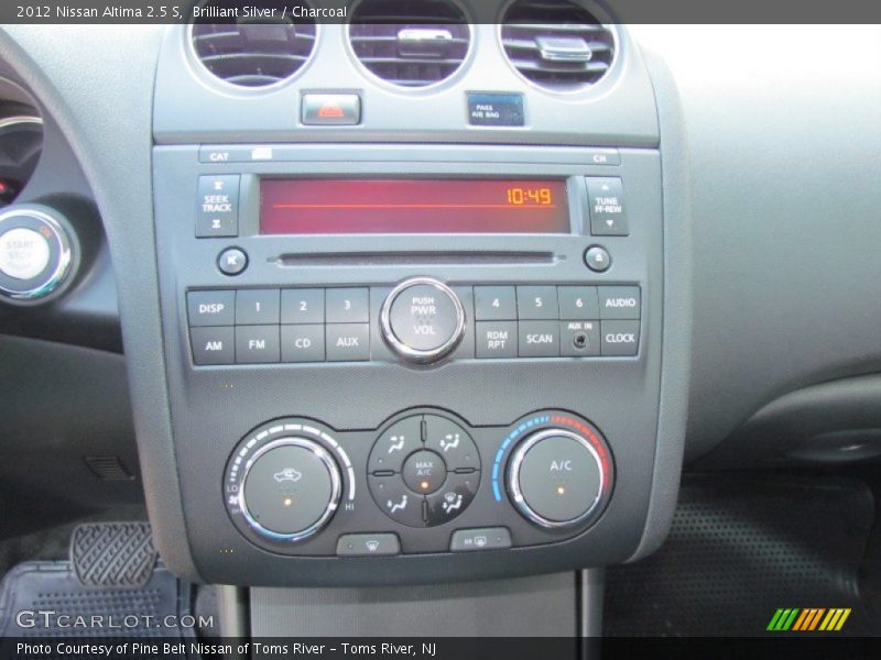 Brilliant Silver / Charcoal 2012 Nissan Altima 2.5 S