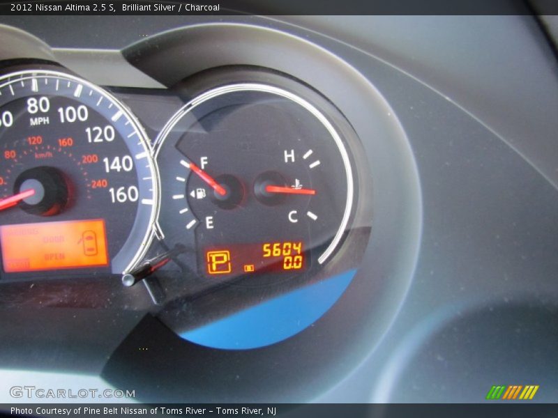 Brilliant Silver / Charcoal 2012 Nissan Altima 2.5 S