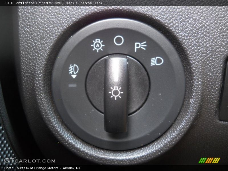 Black / Charcoal Black 2010 Ford Escape Limited V6 4WD