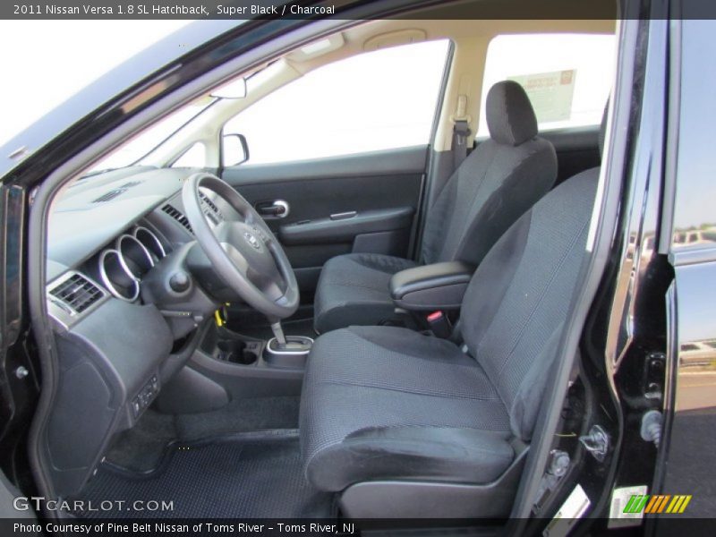 Super Black / Charcoal 2011 Nissan Versa 1.8 SL Hatchback
