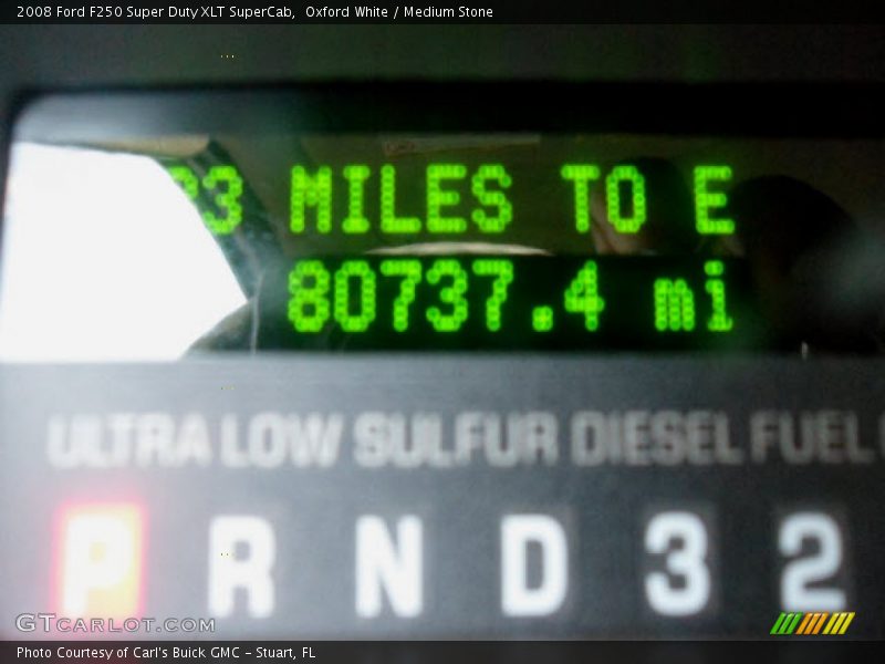 Oxford White / Medium Stone 2008 Ford F250 Super Duty XLT SuperCab