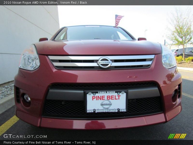 Venom Red / Black 2010 Nissan Rogue AWD Krom Edition