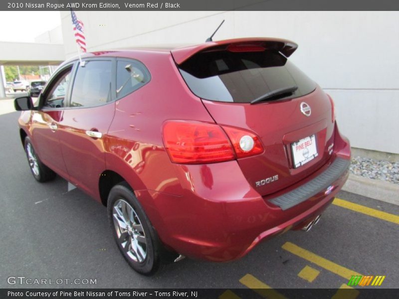 Venom Red / Black 2010 Nissan Rogue AWD Krom Edition