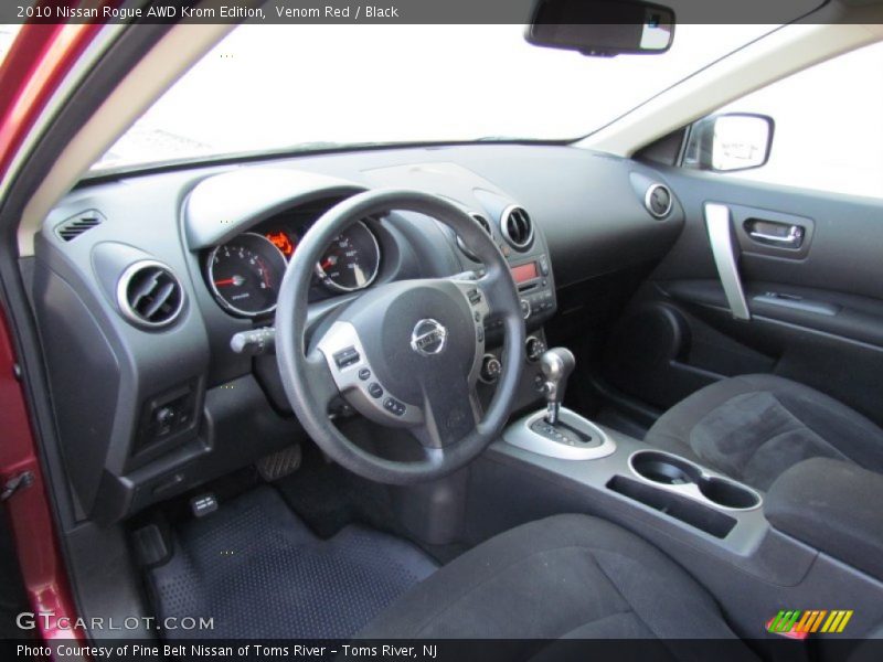 Black Interior - 2010 Rogue AWD Krom Edition 