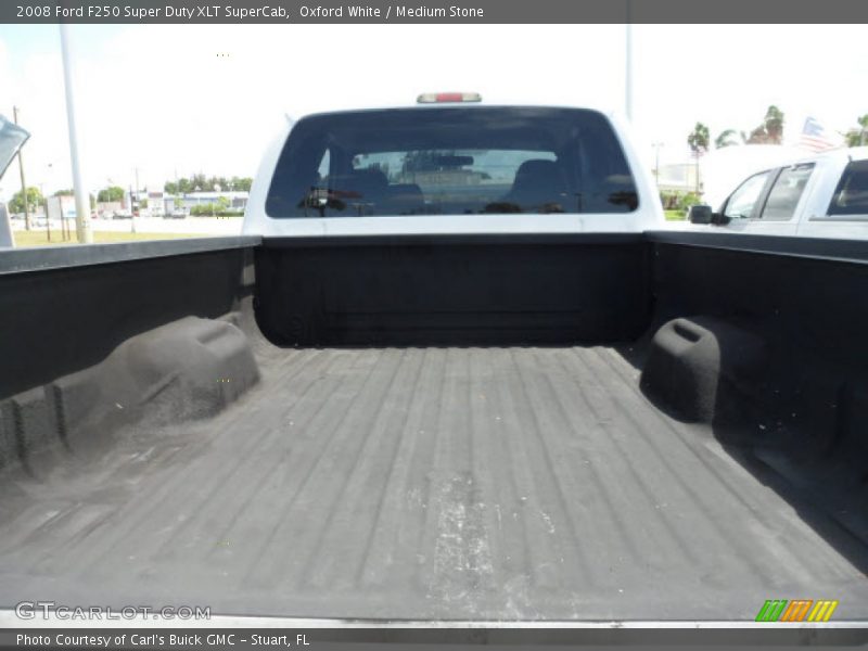 Oxford White / Medium Stone 2008 Ford F250 Super Duty XLT SuperCab