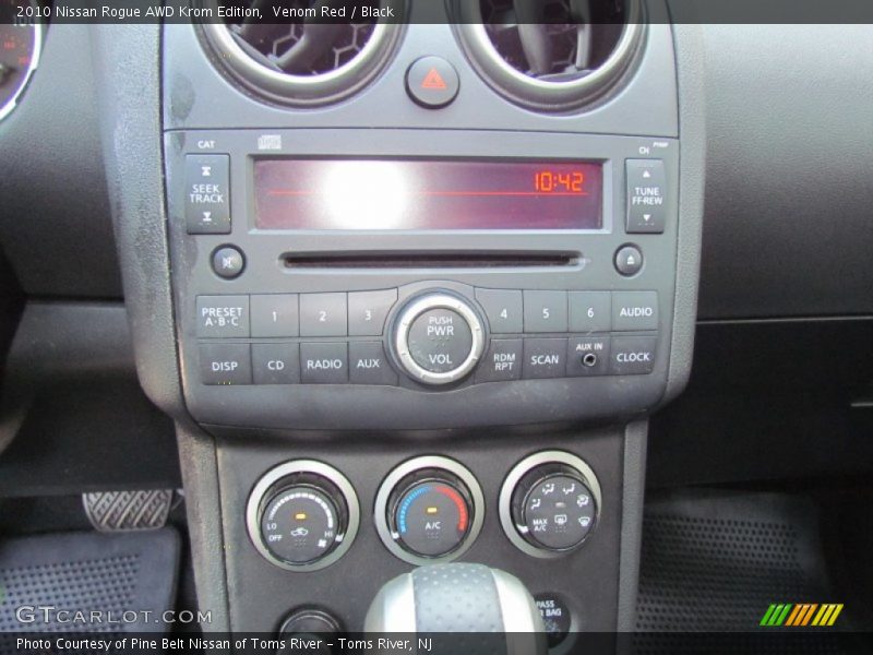 Audio System of 2010 Rogue AWD Krom Edition