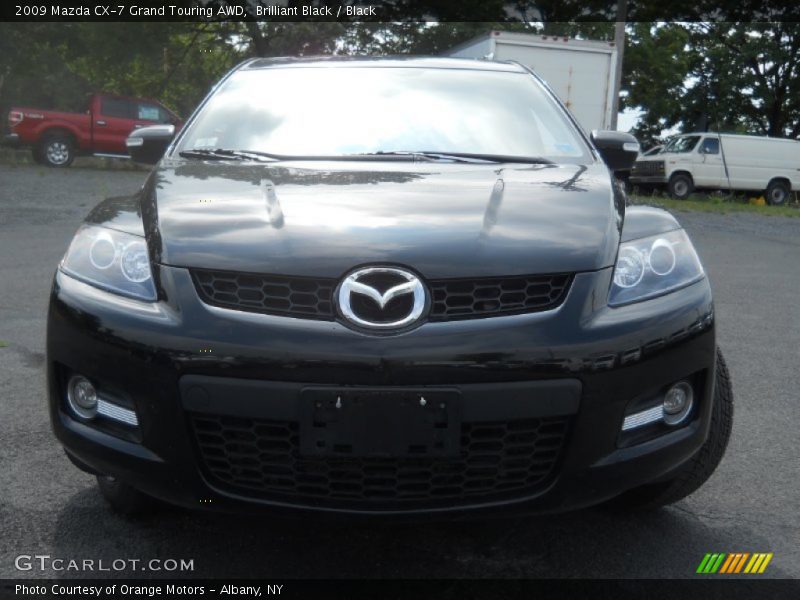 Brilliant Black / Black 2009 Mazda CX-7 Grand Touring AWD