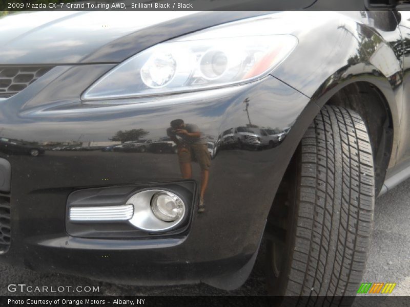 Brilliant Black / Black 2009 Mazda CX-7 Grand Touring AWD
