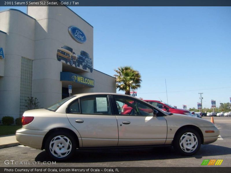 Gold / Tan 2001 Saturn S Series SL2 Sedan
