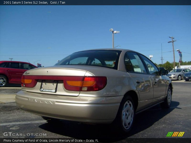 Gold / Tan 2001 Saturn S Series SL2 Sedan