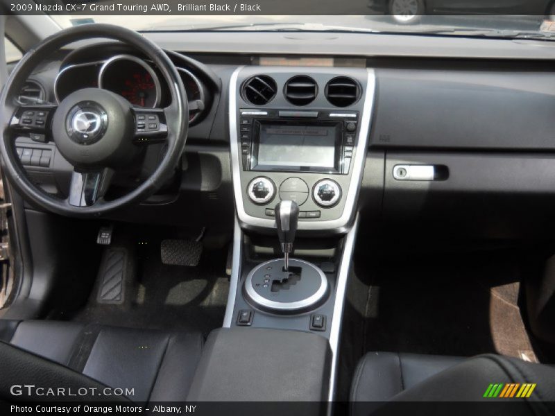 Brilliant Black / Black 2009 Mazda CX-7 Grand Touring AWD