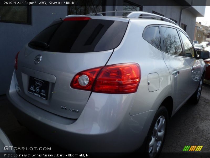 Silver Ice / Black 2010 Nissan Rogue SL AWD