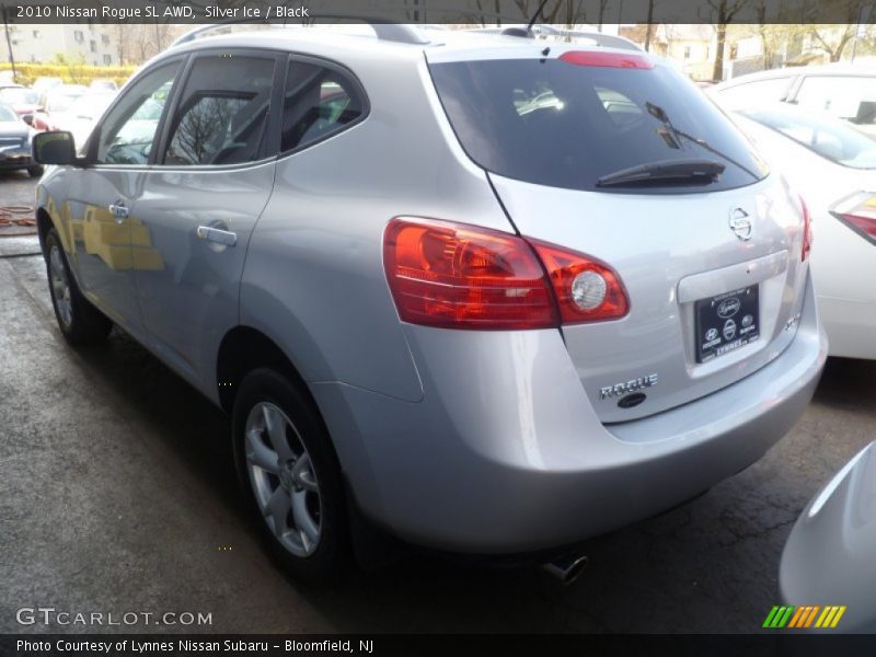 Silver Ice / Black 2010 Nissan Rogue SL AWD