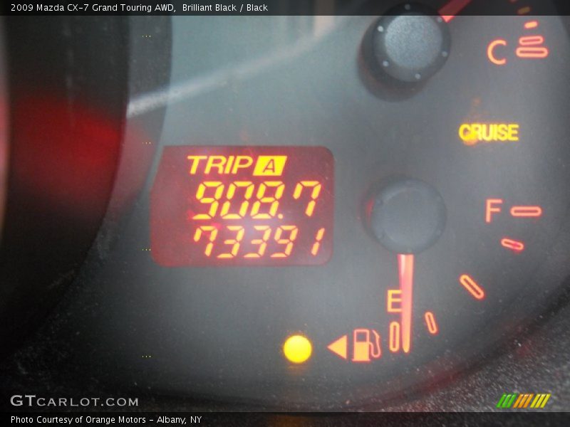 Brilliant Black / Black 2009 Mazda CX-7 Grand Touring AWD