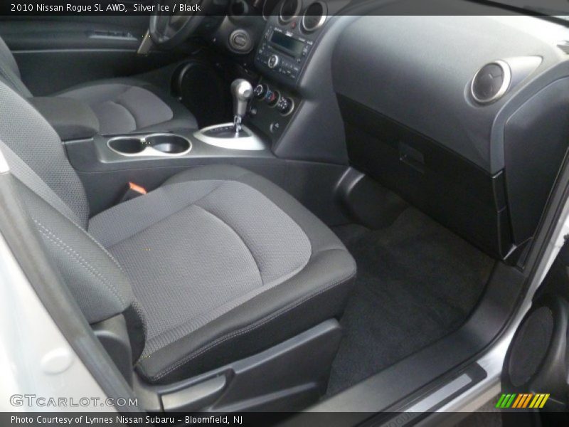 Silver Ice / Black 2010 Nissan Rogue SL AWD