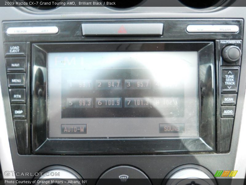 Brilliant Black / Black 2009 Mazda CX-7 Grand Touring AWD