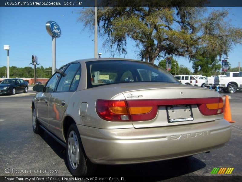 Gold / Tan 2001 Saturn S Series SL2 Sedan