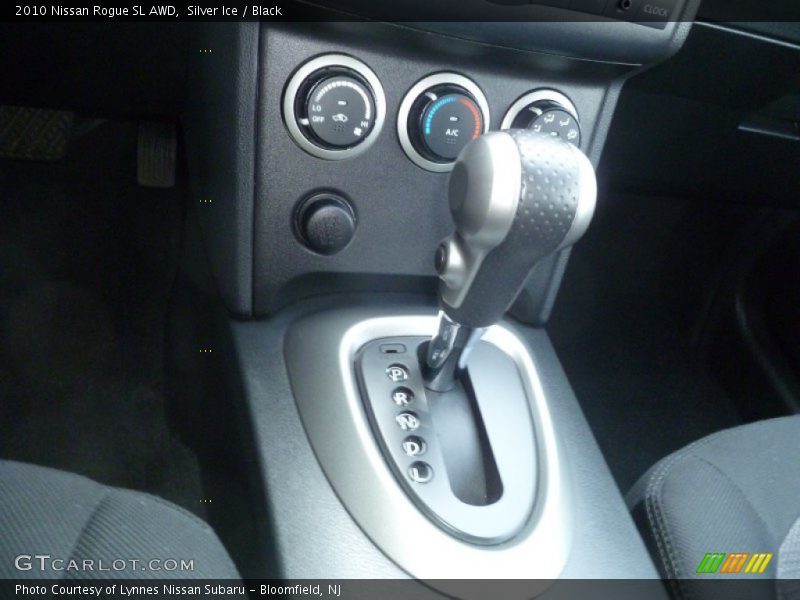 Silver Ice / Black 2010 Nissan Rogue SL AWD