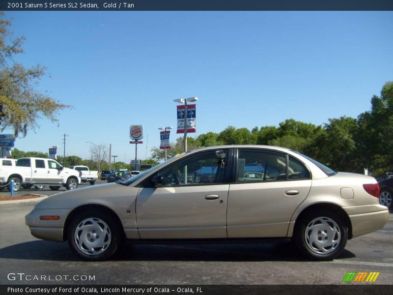 Gold / Tan 2001 Saturn S Series SL2 Sedan