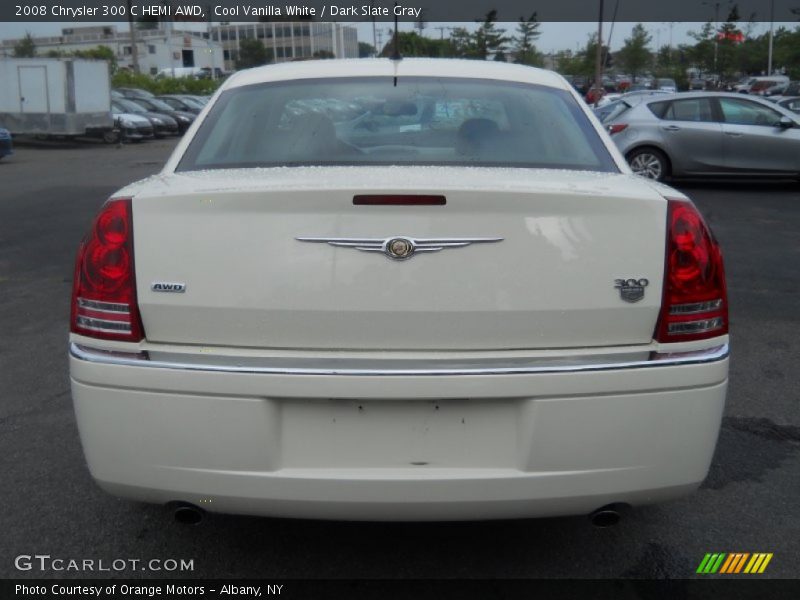 Cool Vanilla White / Dark Slate Gray 2008 Chrysler 300 C HEMI AWD