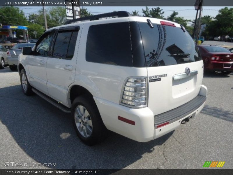 White Suede / Camel 2010 Mercury Mountaineer V6 AWD