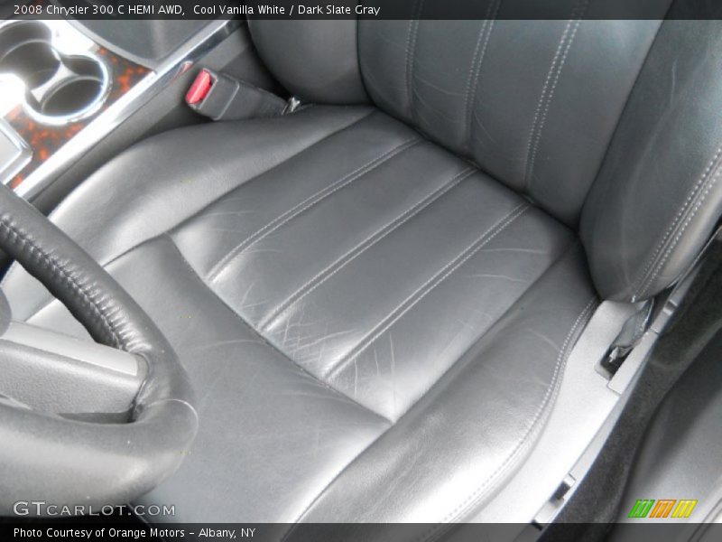 Cool Vanilla White / Dark Slate Gray 2008 Chrysler 300 C HEMI AWD