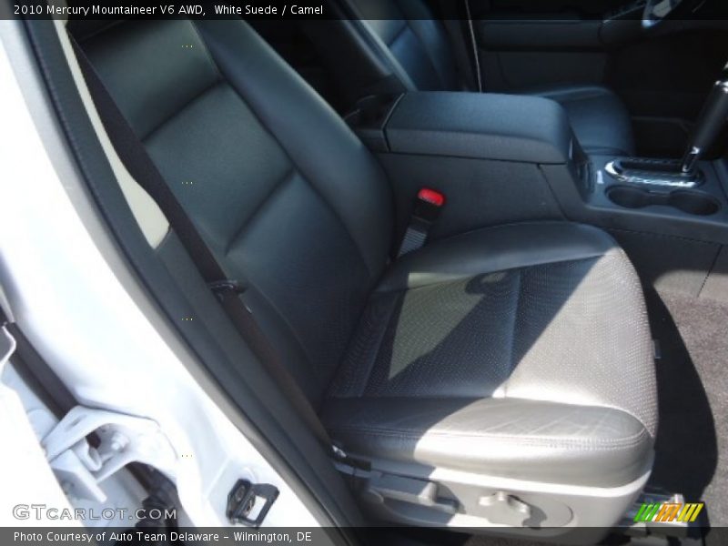 White Suede / Camel 2010 Mercury Mountaineer V6 AWD