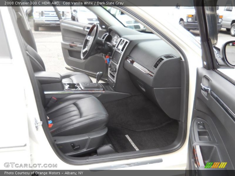 Cool Vanilla White / Dark Slate Gray 2008 Chrysler 300 C HEMI AWD
