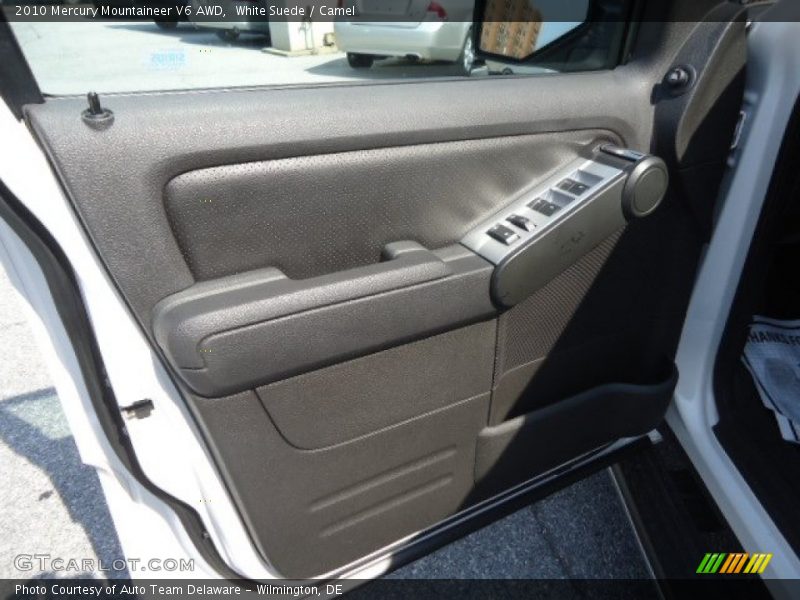 White Suede / Camel 2010 Mercury Mountaineer V6 AWD